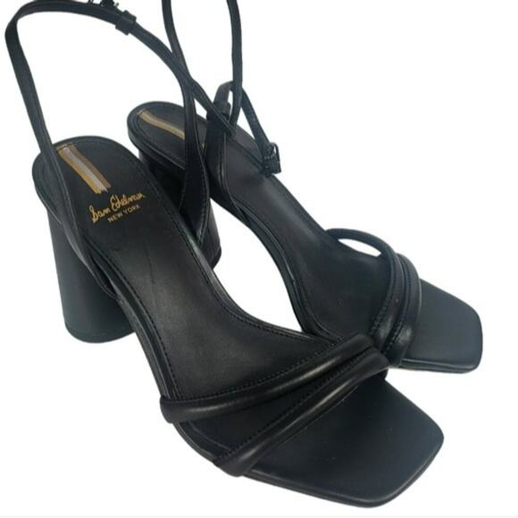 Sam Edelman Kia Strappy Dress Sandals Black 6 - Picture 5 of 8